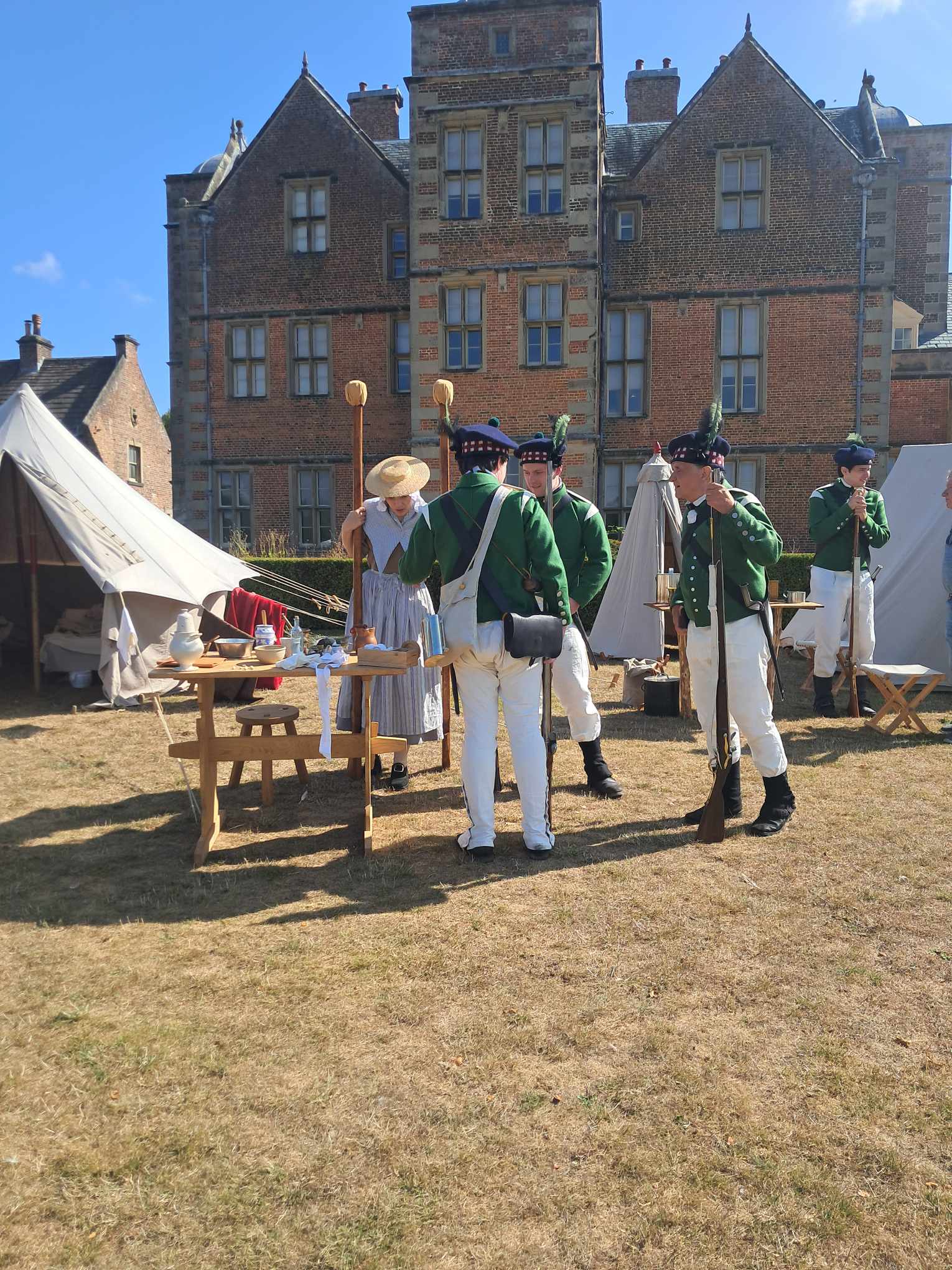 Our Queen's Rangers impression. Photo credit to Trev Gray