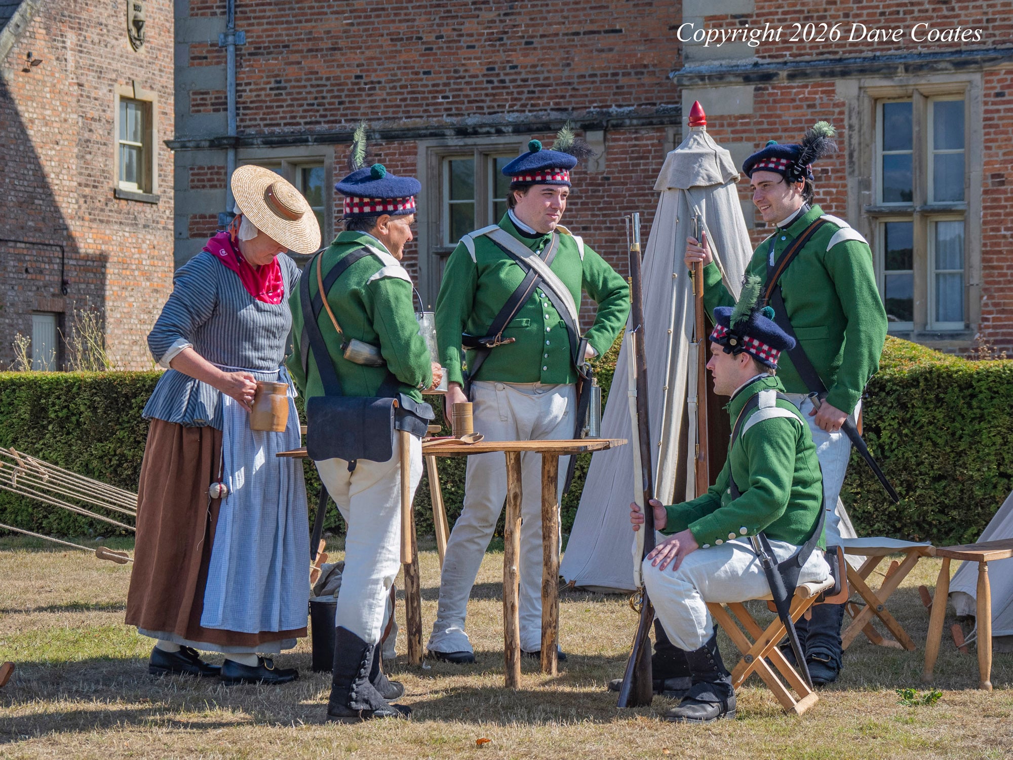 Queen's Rangers. Photo credit to Kiplin Hall photographer.