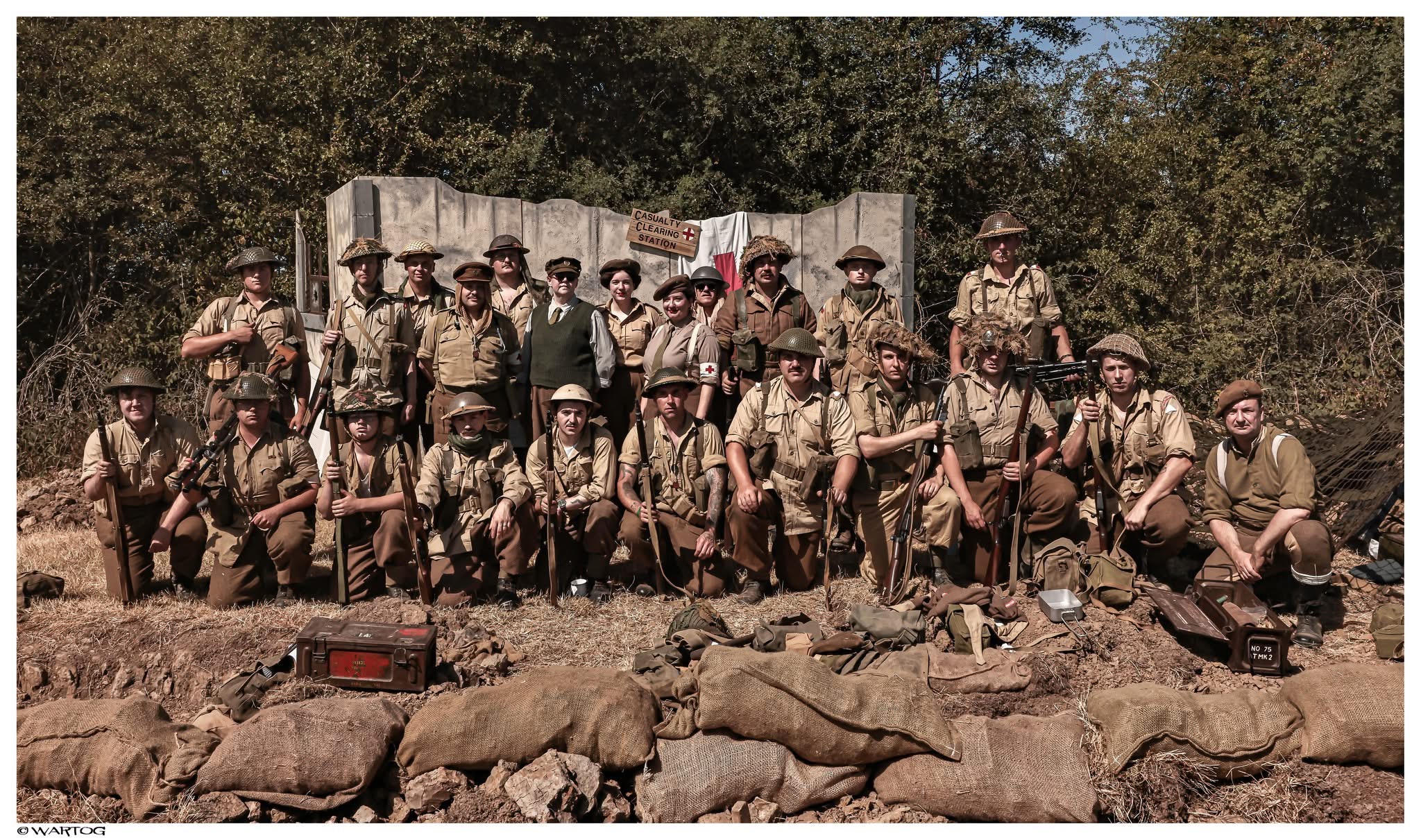 The Association at Yorkshire Wartime in 2026, portraying 1st Dukes at Anzio