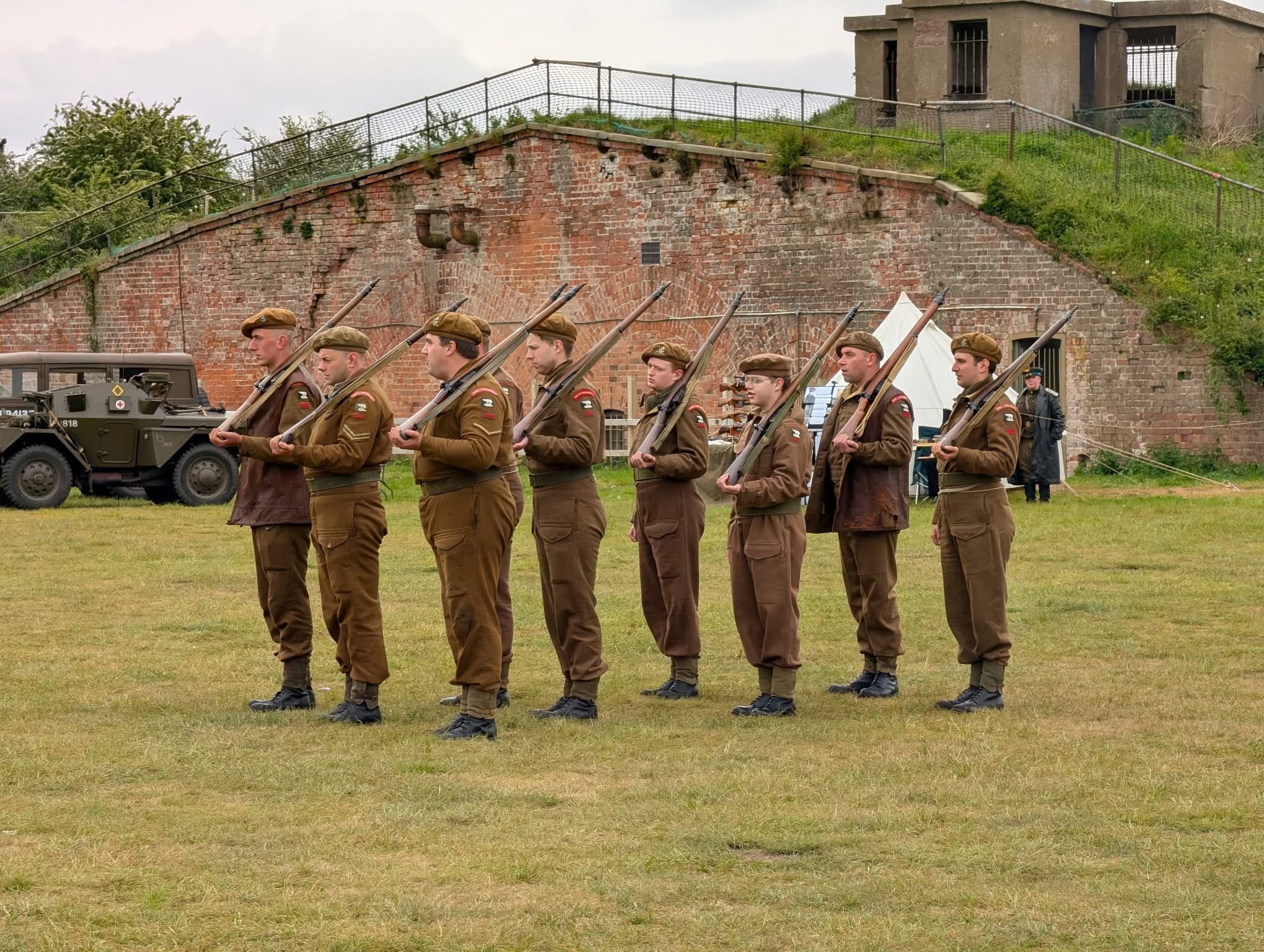 Rifle drill at Fort Paull 2026.