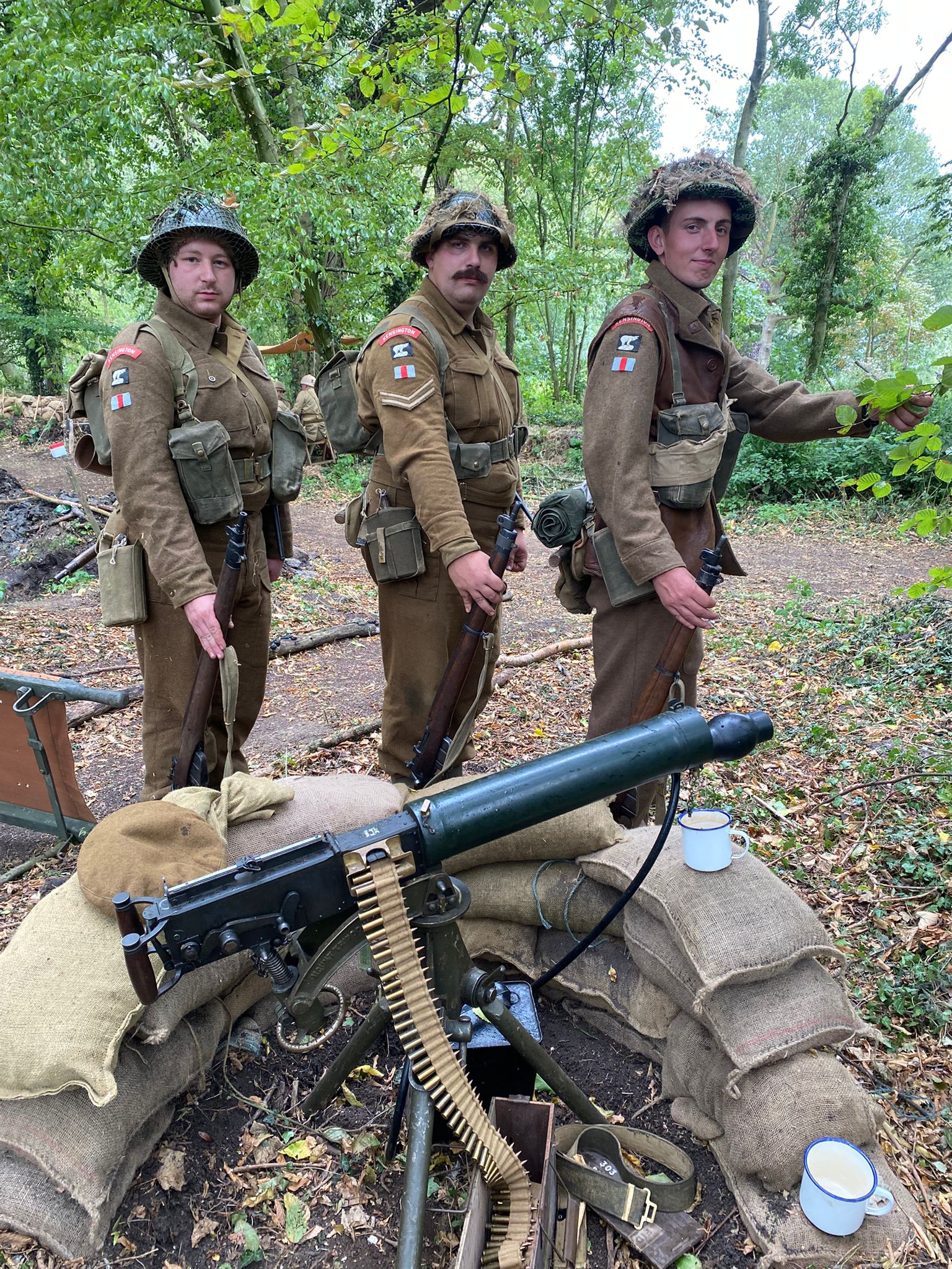 Vickers HMG crew at Victory 2025.