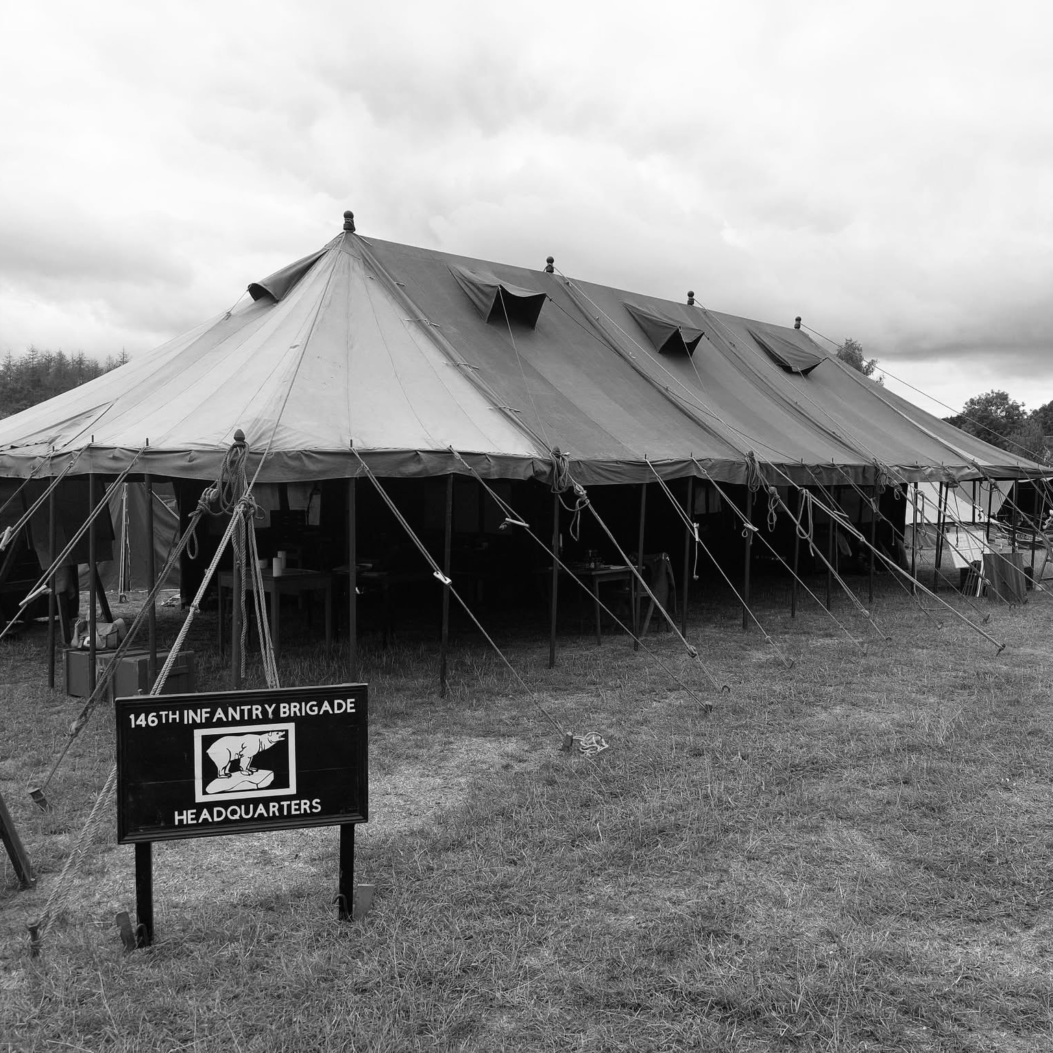 The marquee - the mainstay of our Brigade HQ set up - at We Have Ways 2026.