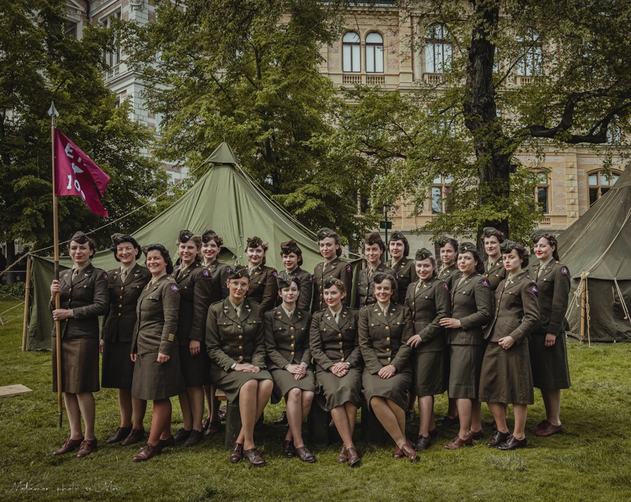 Nurses of the 109th Evacuation Hospital at the Pilsen Liberation Festival (Czechia, 2025)