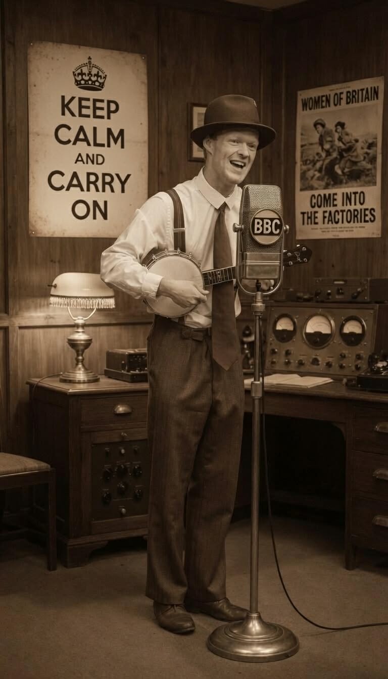 Photo from Kyle Evans as George Formby