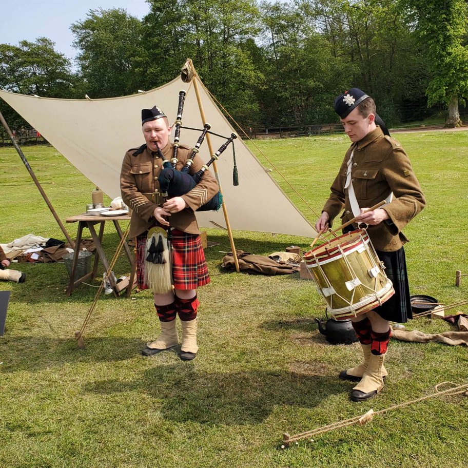 Photo from Scots at War Living History Society